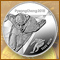 Серебряная монета «Конькобежный спорт»